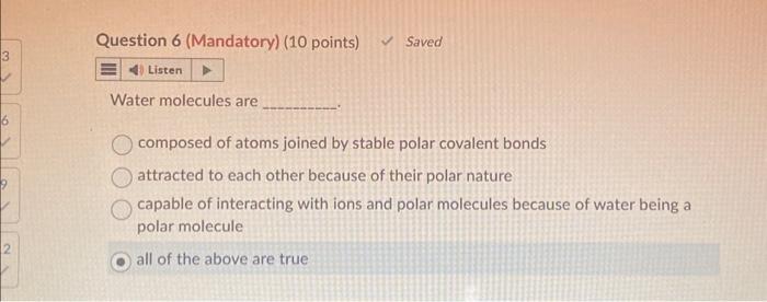 Solved Could you please tell me which two questions anwers | Chegg.com