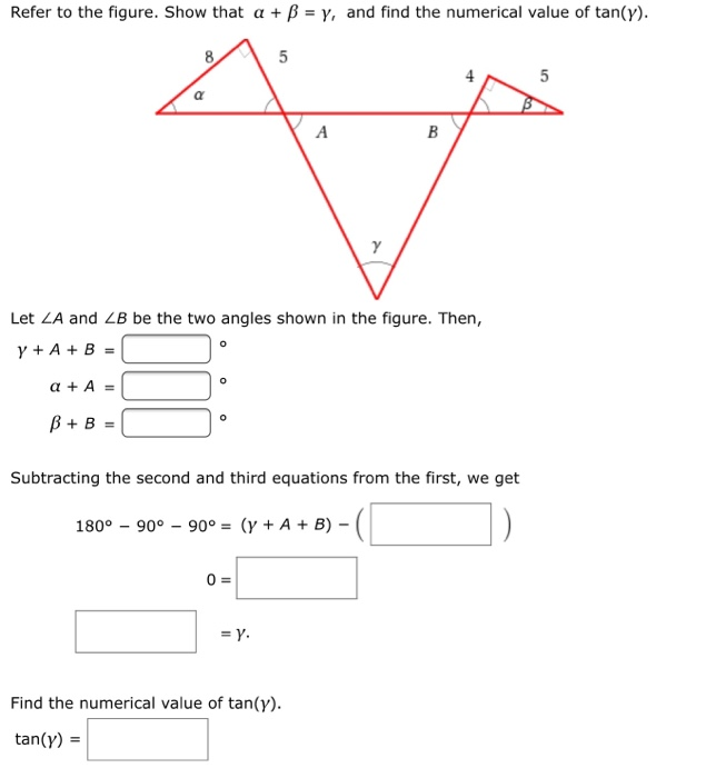 Solved Refer To The Figure. Show That A + B = Y, And Find | Chegg.com