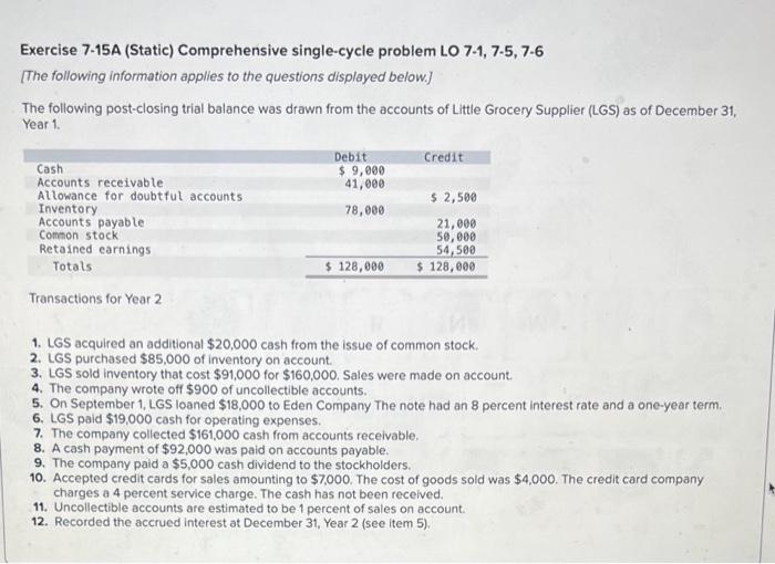 Solved Exercise 7 15A Static Comprehensive single cycle Chegg