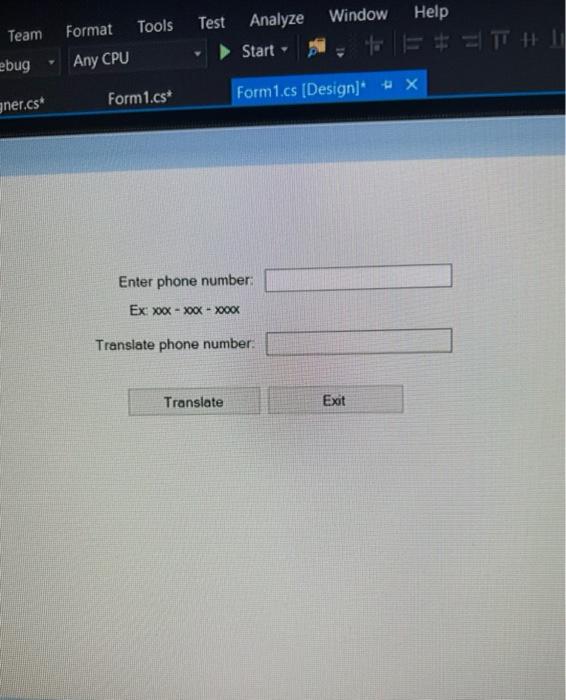 Solved 9. Alphabetic Telephone Number Translator Many