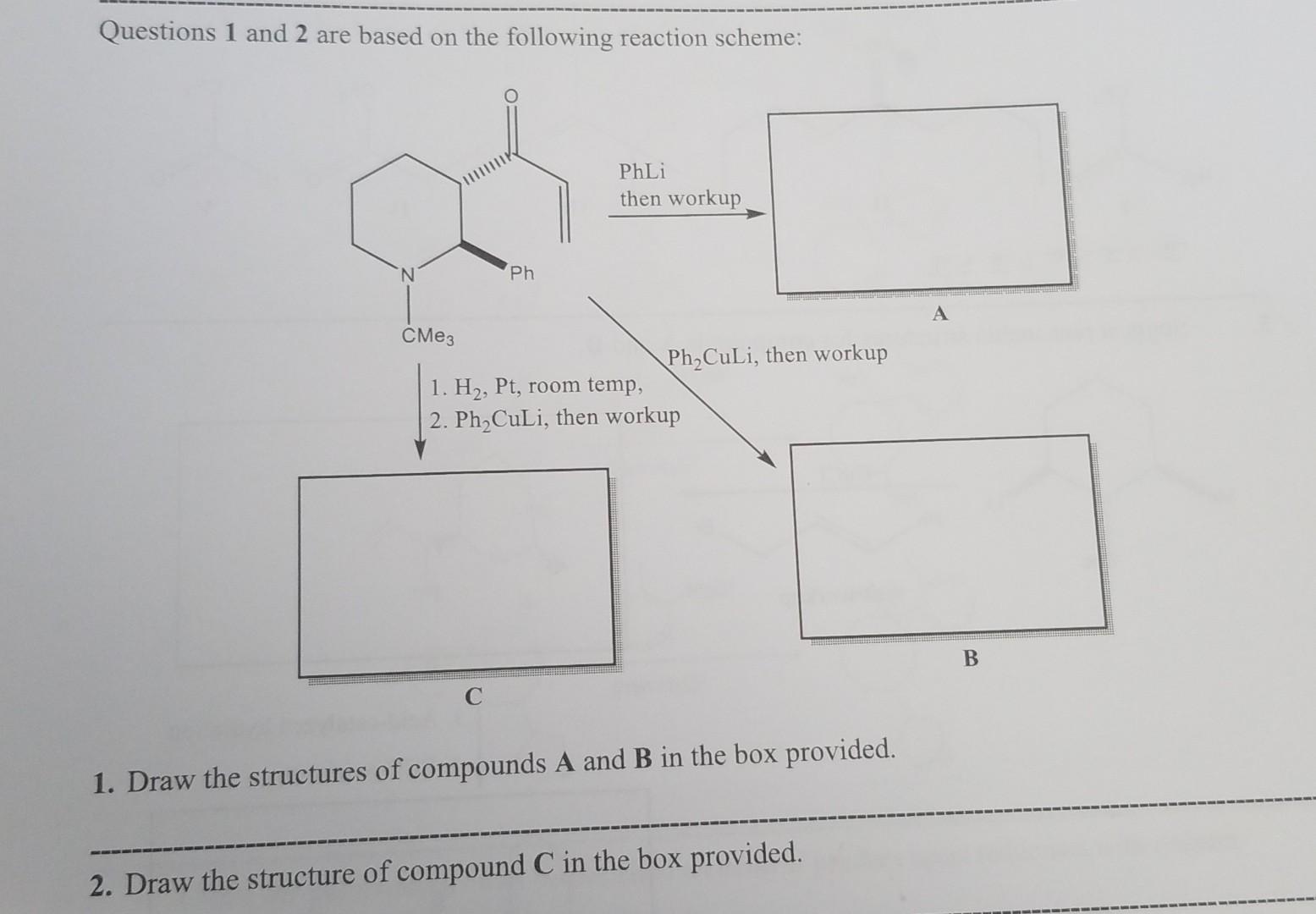 Solved Questions And Are Based On The Following Reaction Chegg Com