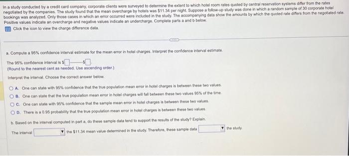 Solved In a study conducted by a credt card company, | Chegg.com