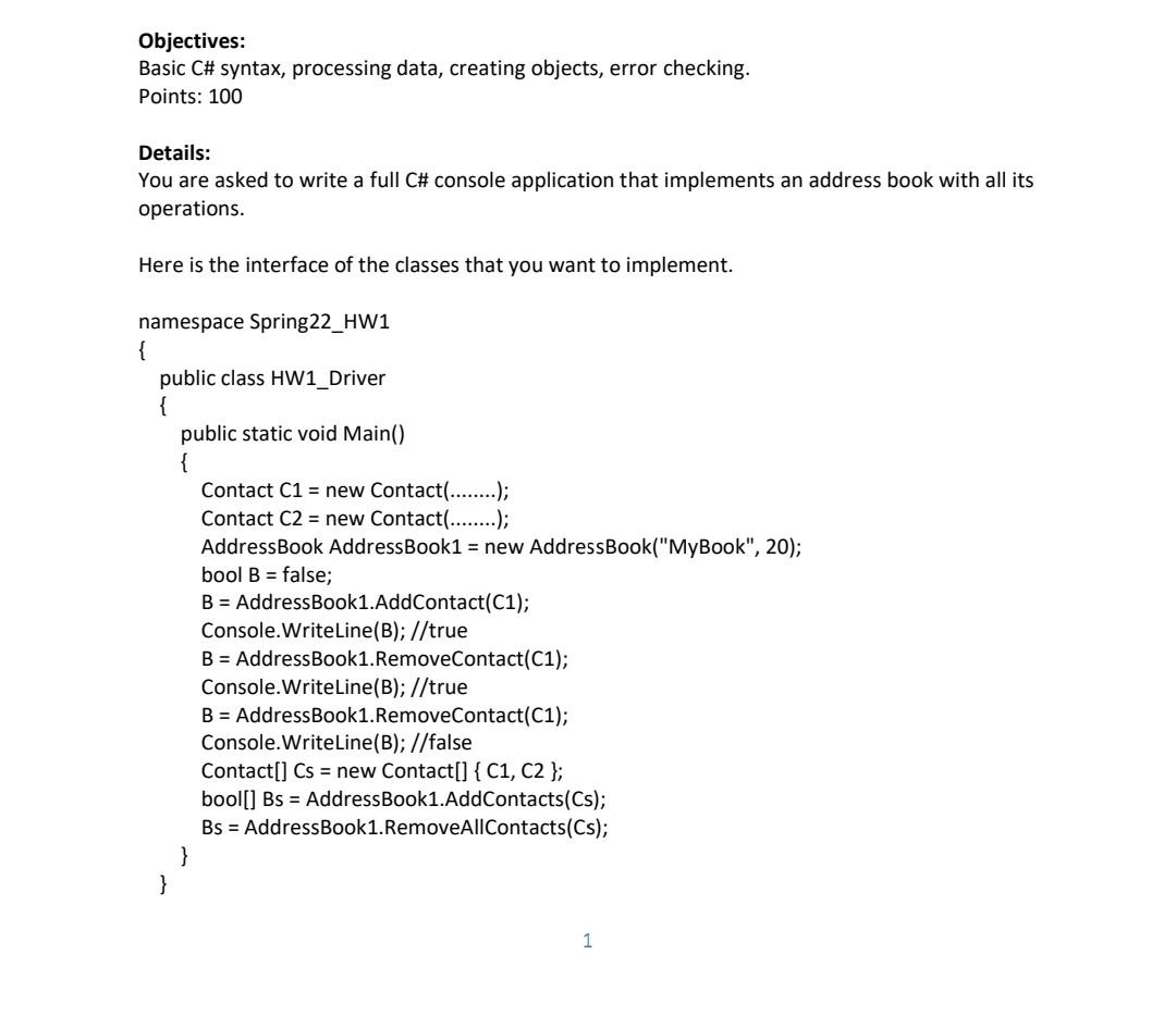 Solved Objectives Basic C syntax, processing data,