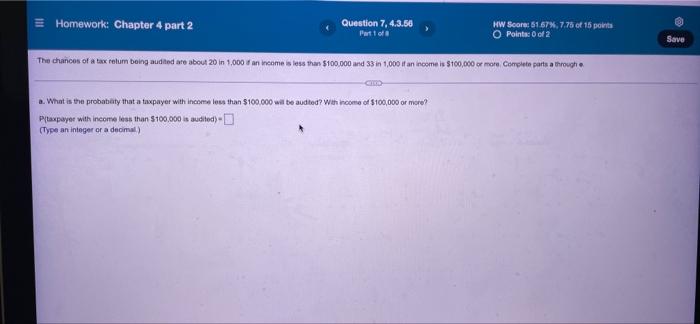 Solved Homework: Chapter 4 part 2 Question 7, 4.3.56 HW | Chegg.com