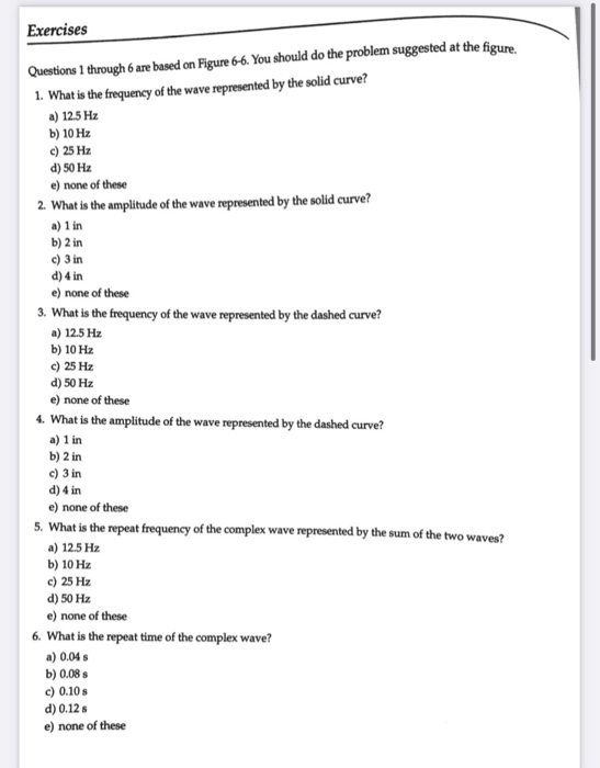Exercises Questions 1 through 6 are based on Figure | Chegg.com