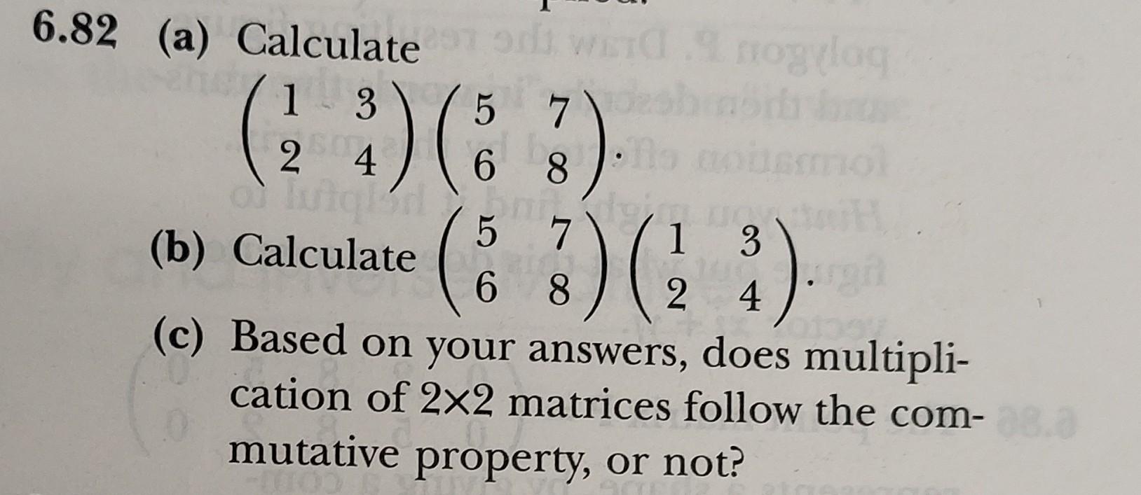 Solved (a) Calculate (1234)(5678) (b) Calculate | Chegg.com