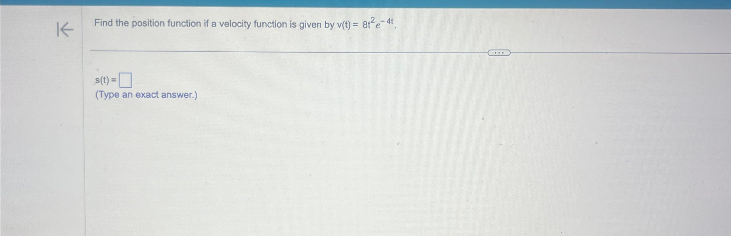 Solved Find the position function if a velocity function is | Chegg.com