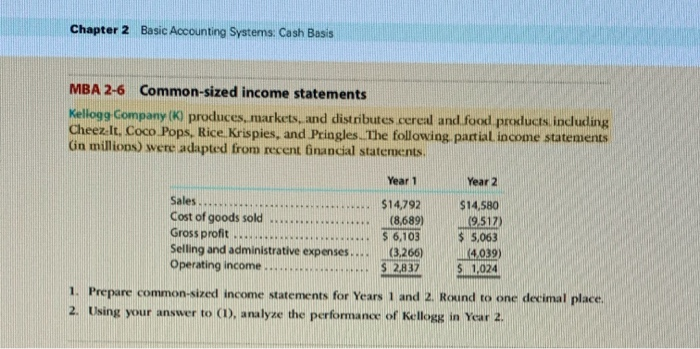 chapter 2 basic accounting systems cash basis mba chegg com use of financial statements