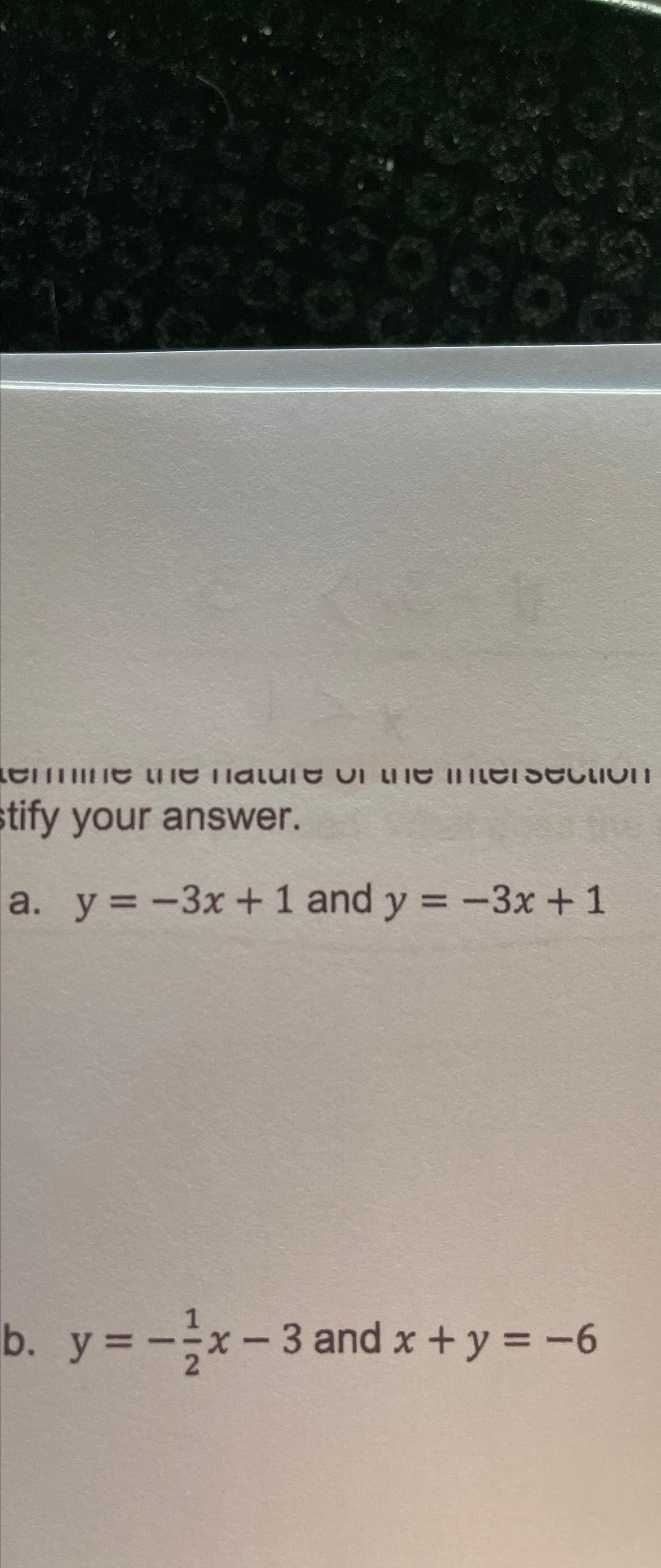 ieiiiii-tify-your-answer-a-y-3x-1-and-chegg