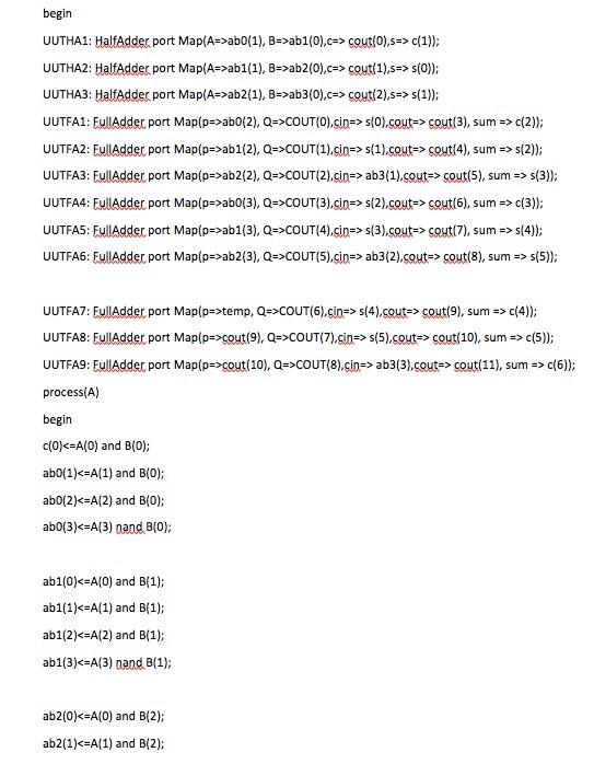 MULTIPLIER: library IEEE; use | Chegg.com