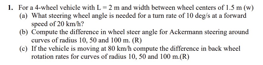 Solved The attachment is a robotics assignment. If it would | Chegg.com