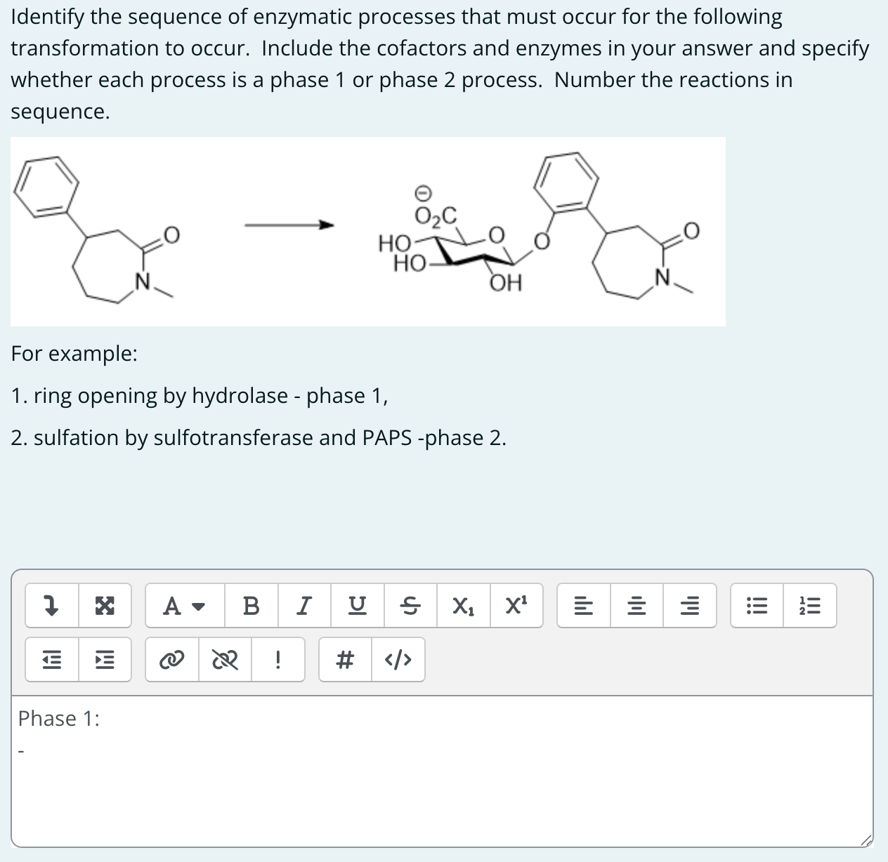 Solved Ask a question... Identify the sequence of enzymatic | Chegg.com