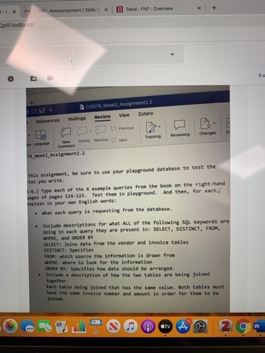 X - M (FNP - Announcement Skills C X x B Sakai : FNP: Overview + OpfFvbt|BxWR 50 EXE m C/S576_Week 2 Assignment2.2. Reference