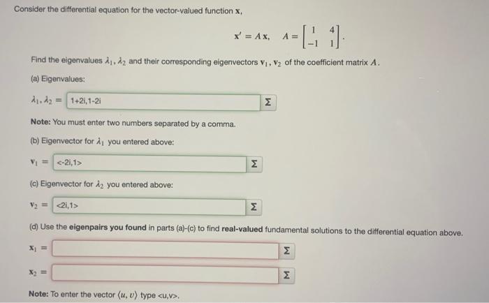 Solved Consider the differential equation for the | Chegg.com