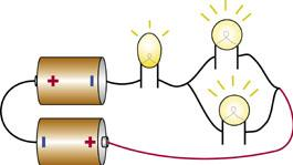 Solved A three-bulb circuitWhen a single low-resistance | Chegg.com