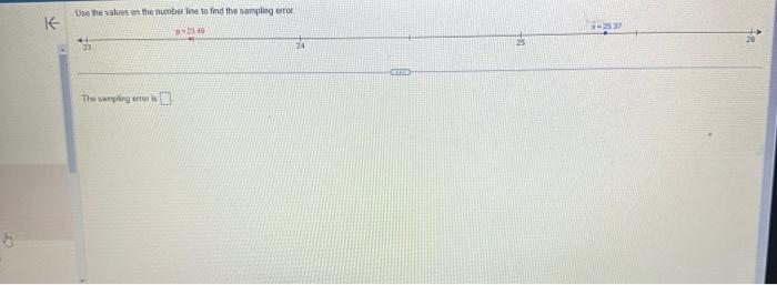 Solved Use the values on the number line to find the | Chegg.com