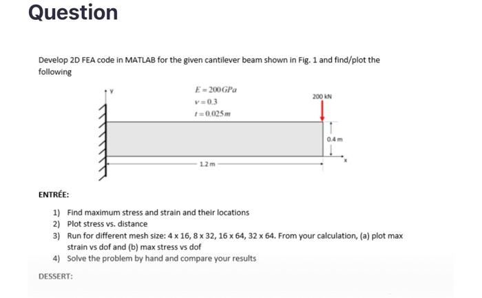Solved Hello!I am writing a matlab code because I am working | Chegg.com