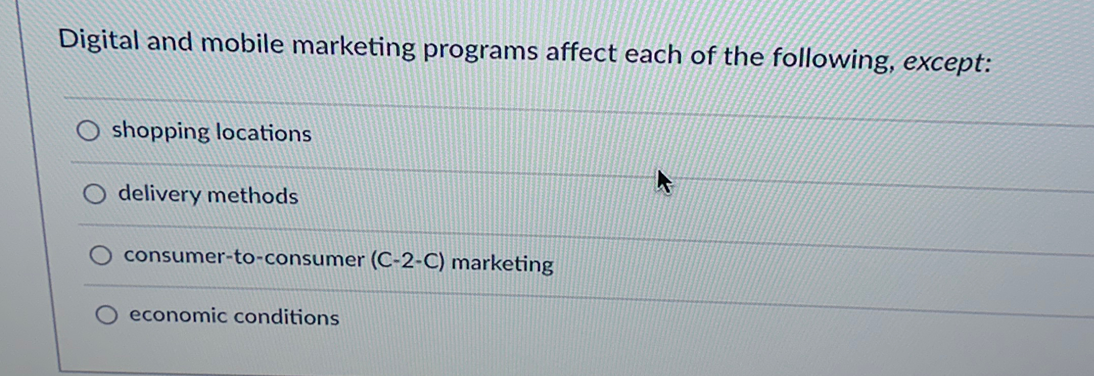 Solved Digital and mobile marketing programs affect each of | Chegg.com