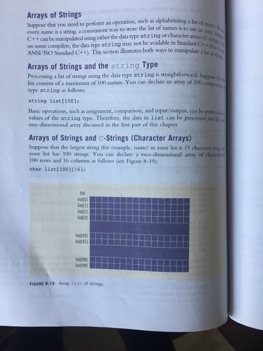Solved Lab 2: (one task for Program 5): Declare an array of | Chegg.com