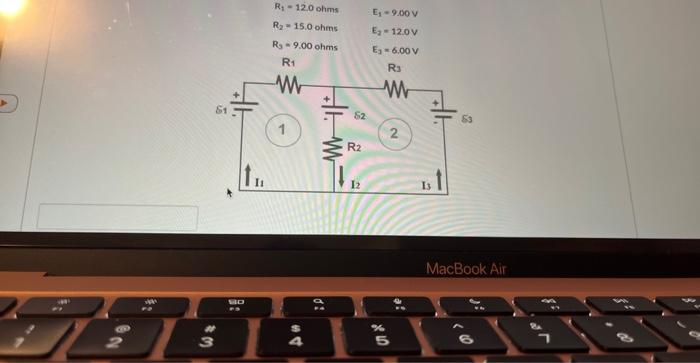 Solved Kirchhoff's Rules: For The Circuit Shown Below, Use | Chegg.com