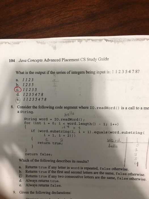 Solved System.out.println(tempWord); What will be printed | Chegg.com