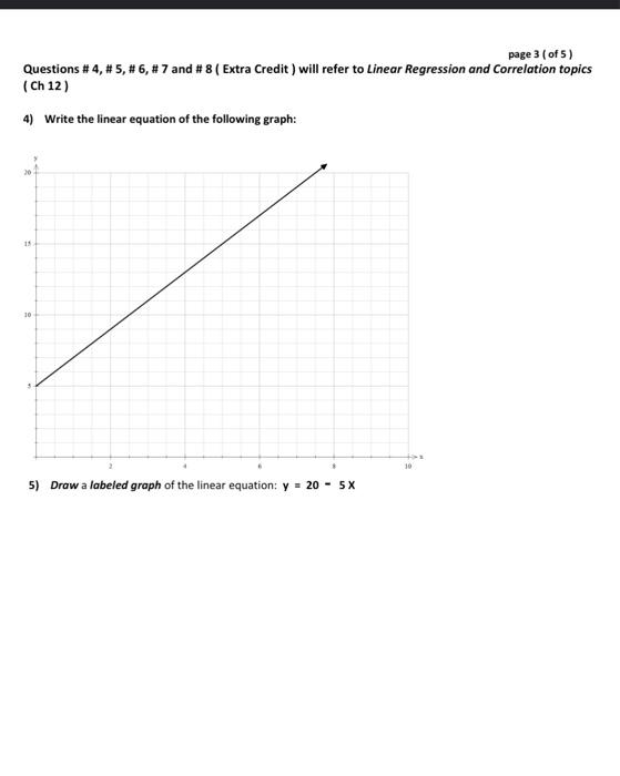Solved page 3 ( of 5 ) Questions \# 4, \# 5, \# 6, \# 7 and | Chegg.com