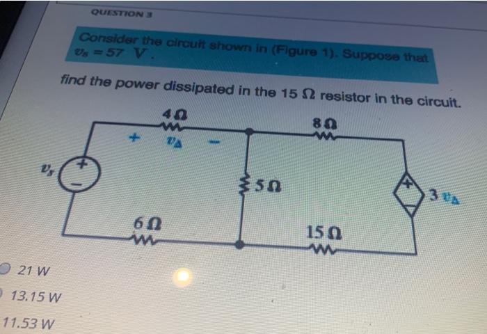 Solved QUESTIONS Consider the circuit shown in (Figure 1). | Chegg.com
