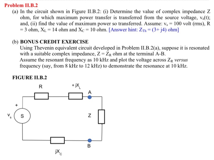 Solved Problem II.B.2 (a) In The Circuit Shown In Figure | Chegg.com