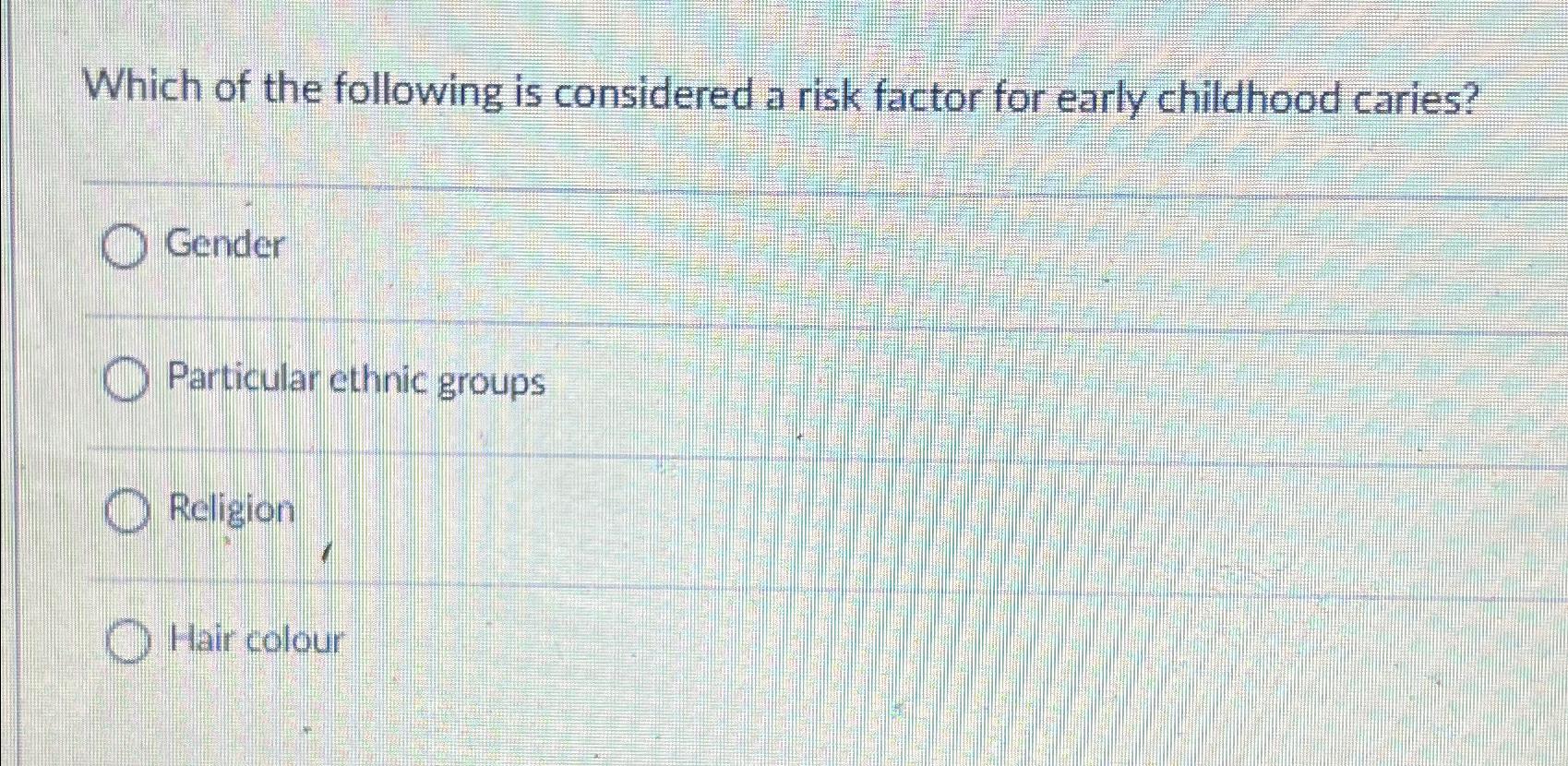 solved-which-of-the-following-is-considered-a-risk-factor-chegg