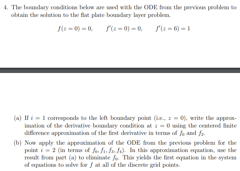 Solved The boundary conditions below are used with the ODE | Chegg.com