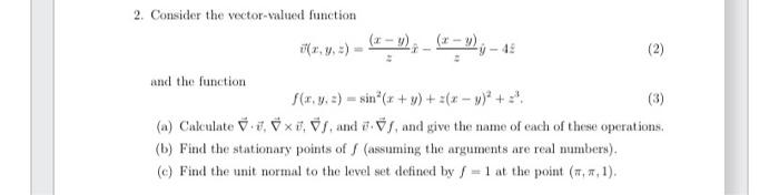 Solved 2. Consider the vector-valued function | Chegg.com