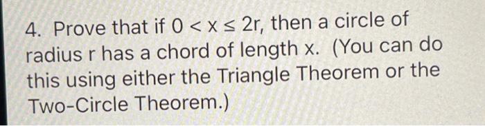 Solved 4. Prove that if 0 | Chegg.com