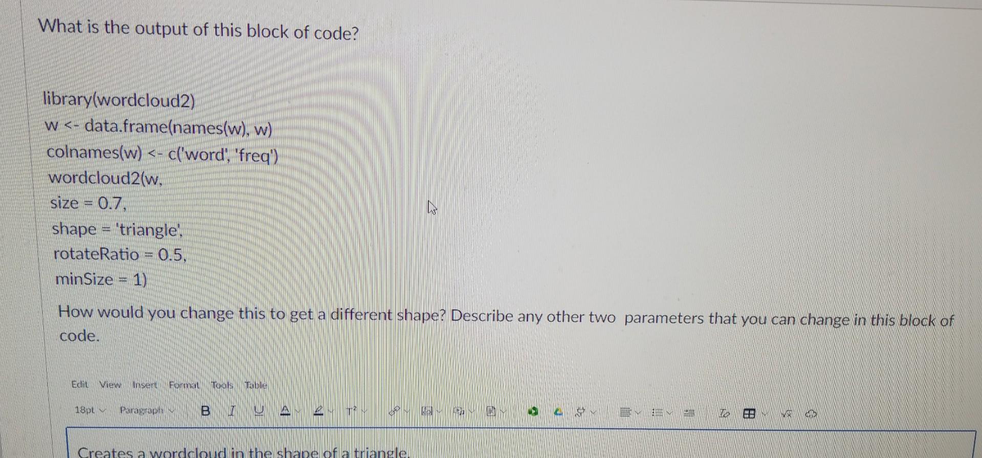 Solved What Is The Output Of This Block Of Code? | Chegg.com