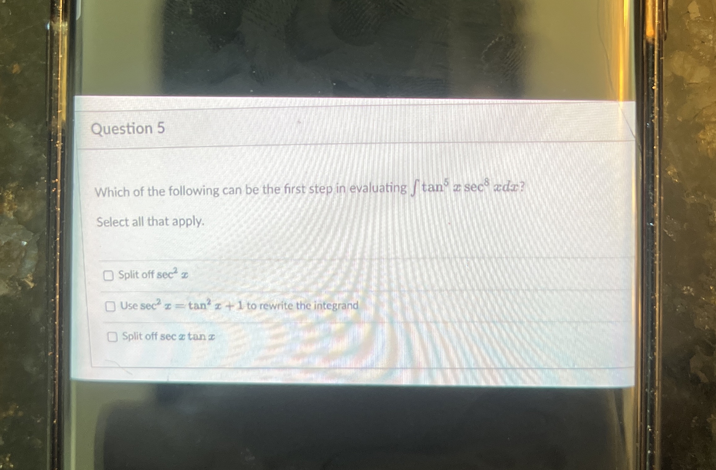 Solved Question 5Which of the following can be the first | Chegg.com