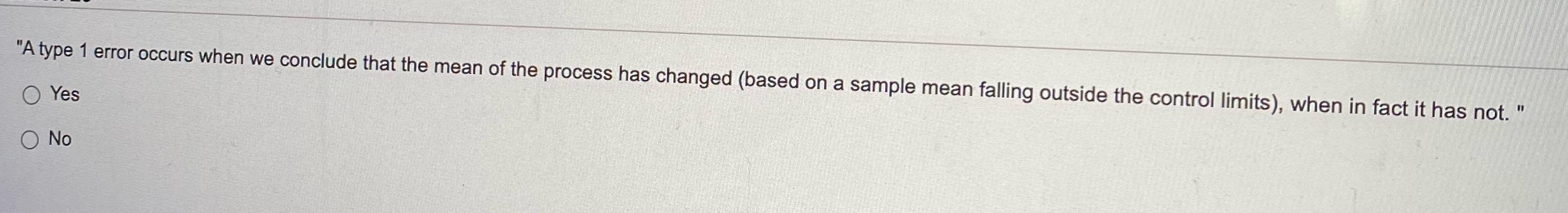 Solved "A type 1 ﻿error occurs when we conclude that the | Chegg.com