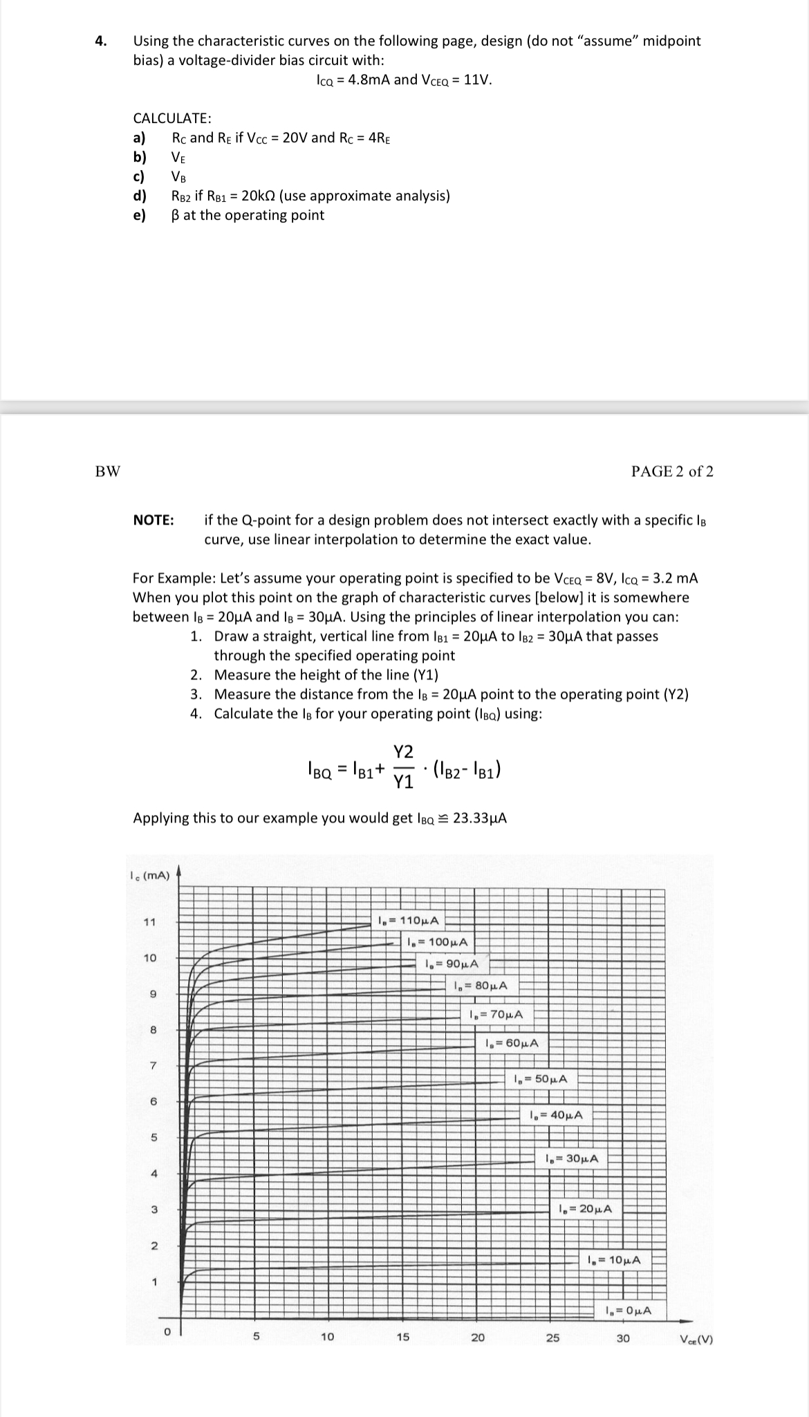 Solved Using the characteristic curves on the following | Chegg.com