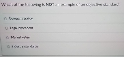 Solved Which of the following is NOT an example of an | Chegg.com