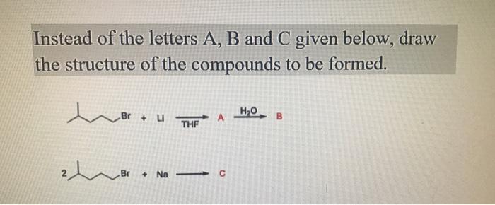 Solved Instead Of The Letters A, B And C Given Below, Draw | Chegg.com