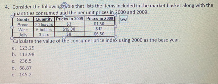 solved-4-consider-the-following-cole-that-lists-the-items-chegg