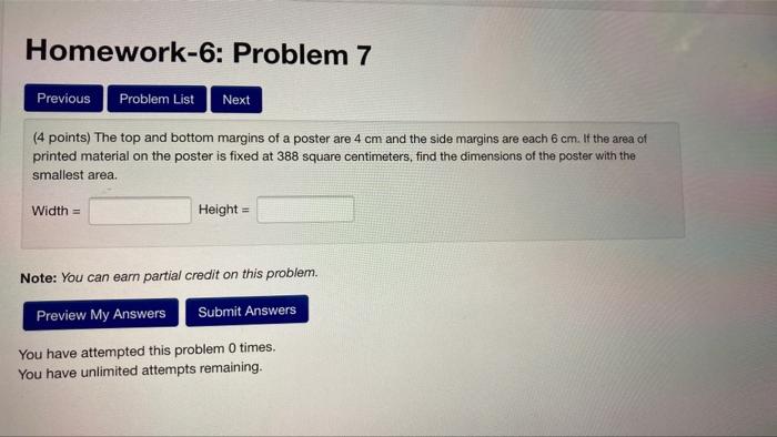 Solved Homework-6: Problem 7 Previous Problem List Next (4 | Chegg.com