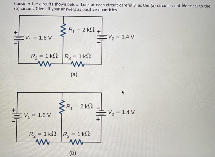 Solved Consider The Circuits Shown Below. Look At Each | Chegg.com