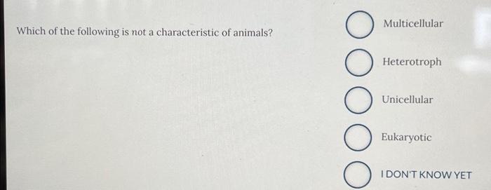Solved Which of the following is not a characteristic of | Chegg.com