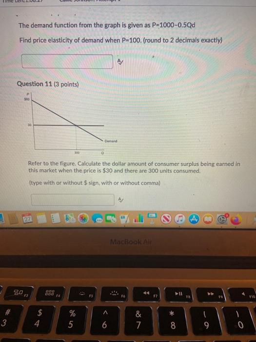 3d illustration of a graph of demand as a function of... Solved The demand function from the graph is given as | Chegg.com