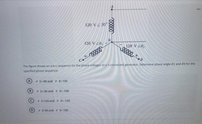 Solved The Figure Shows An A-b-c Sequence For The Phase | Chegg.com