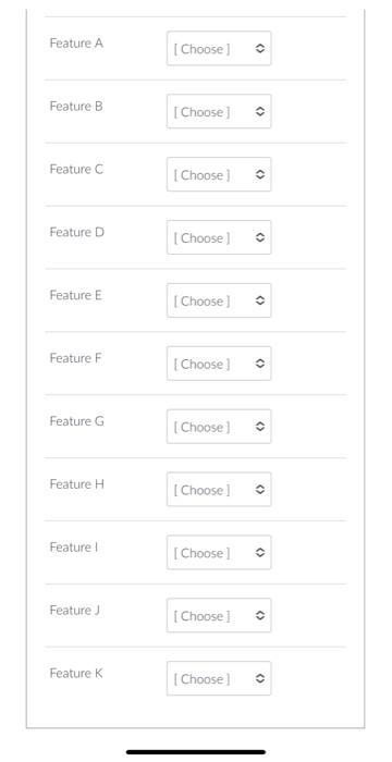 Solved Feature A: Feature B Feature C: Feature D (refers To | Chegg.com