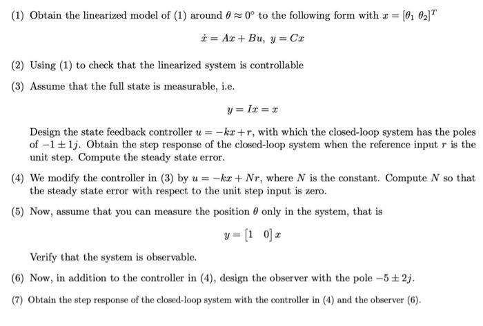 Solved You Can Use MATLAB (and Simulink) To Solve The | Chegg.com