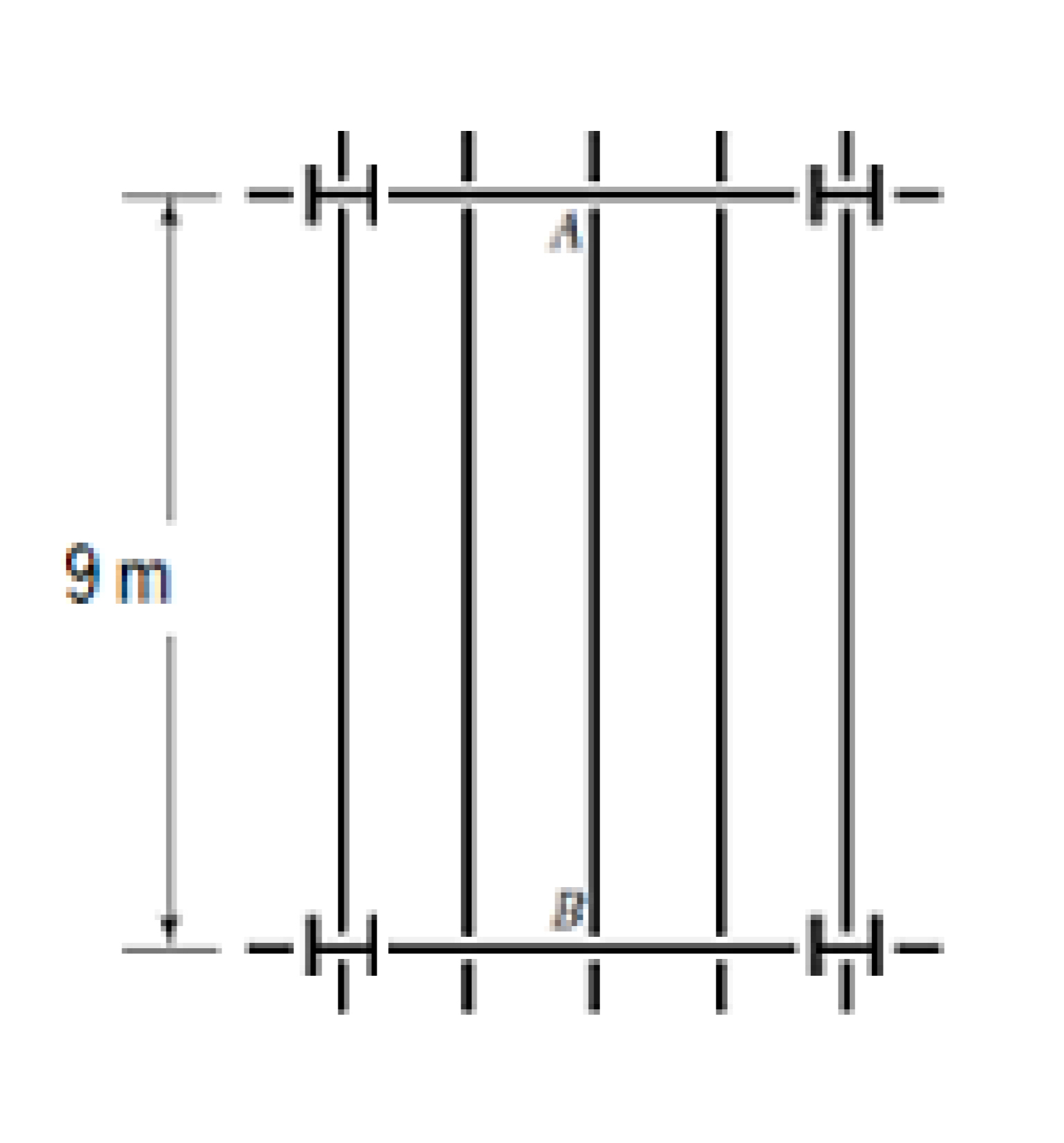 W360x91 ﻿sections are used as beams of a floor system