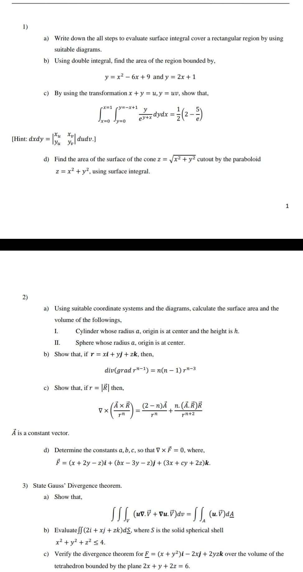 Solved 4) State Strokes Theorem. a) If F u003d (x - z)i + (x3 + | Chegg.com