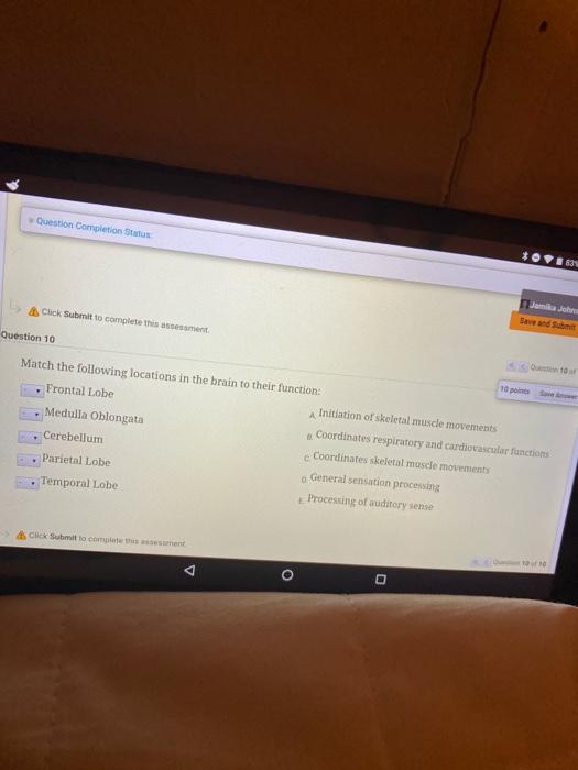 Solved Question Completion Status nema John Click Submit to | Chegg.com