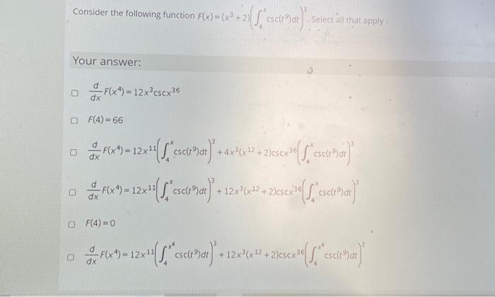 Solved Consider the following function | Chegg.com